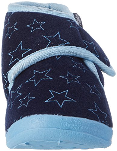 Playshoes Zapatillas Pastello, Pantuflas Unisex Niños, Azul (Marine 11), 24/25 EU