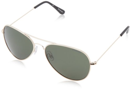 Polaroid 04213 H8 00U 58 Gafas de sol, Dorado (Gold/Green Pz), Hombre