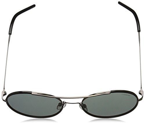 Polaroid PLD 1021/S Y2 KJ1 55 Gafas de Sol, Gris (Dark Ruthenium/Grey Pz), Unisex Adulto