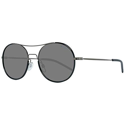 Polaroid PLD 1021/S Y2 KJ1 55 Gafas de Sol, Gris (Dark Ruthenium/Grey Pz), Unisex Adulto