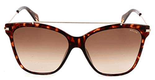 Police Sonnenbrille SPL404 Gafas de sol, Marrón (Braun), 55.0 para Mujer