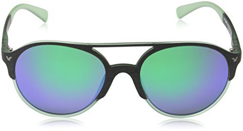 Police SPL163556PCV Gafas de sol, Negro, 55 Unisex