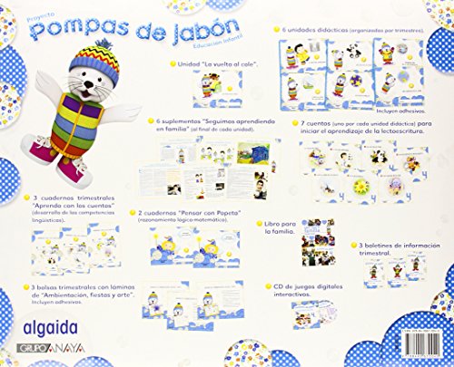 Pompas de jabón 4 años. Proyecto Educación Infantil 2º Ciclo - 9788490670040