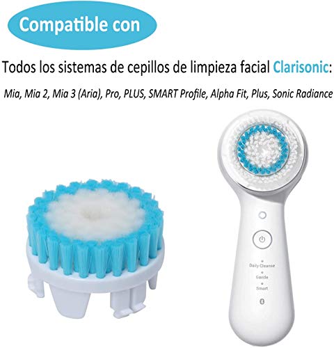 Poweka - Cabezal de cepillo de repuesto para limpieza facial Clariso-nic Deep Pore