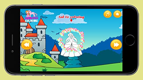 Prince & Princess Coloring Book - ¿Te encantan las hermosas princesas? Disfruta dibujando y pintando princesas gratis para colorear juego de páginas!