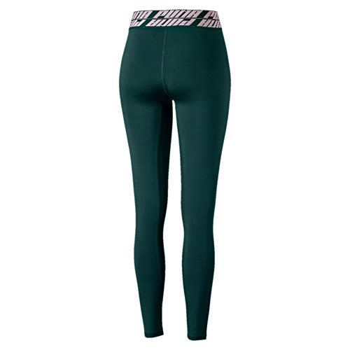 PUMA Own It Full Tight Mallas Deporte, Mujer, Verde (Ponderosa Pine/Fair Aqua), M