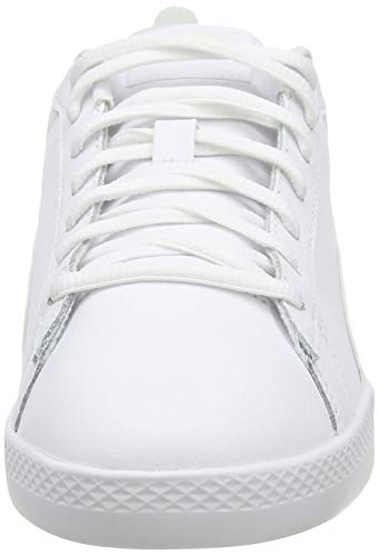 PUMA Smash WNS V2 L, Zapatillas para Mujer, Blanco White White, 38 EU