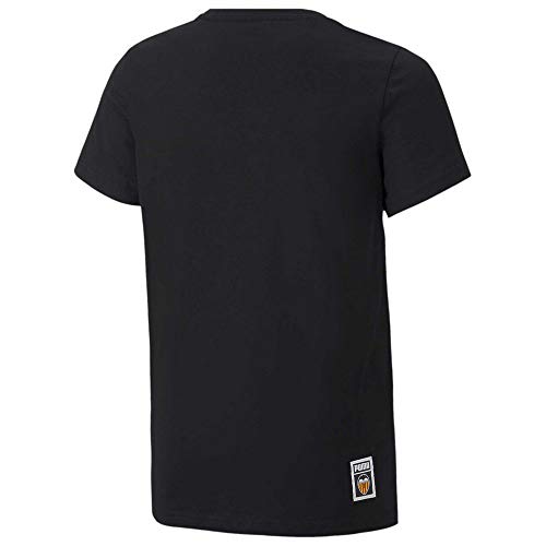 Puma Valencia CF ftblCore Graphic 2020-2021 Niño, Camiseta, Puma Black-Puma White, Talla 152 [cm]