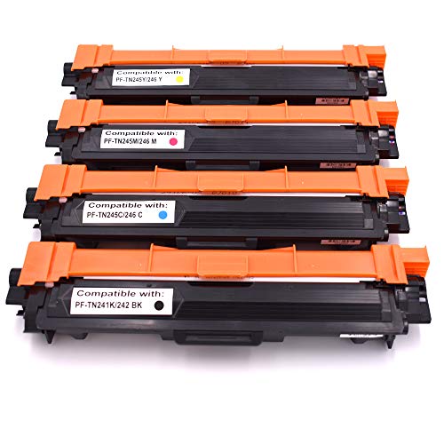 Pure-Color Toner Compatible TN241 TN242 TN245 TN246 para Brother HL-3140CW HL-3142CW HL-3150CDW HL-3152CDW HL-3170CDW HL-3172CDW DCP-9015CDW DCP-9020CDW MFC-9130CW MFC-9140CDN MFC-9330CDW MFC-9340CDW