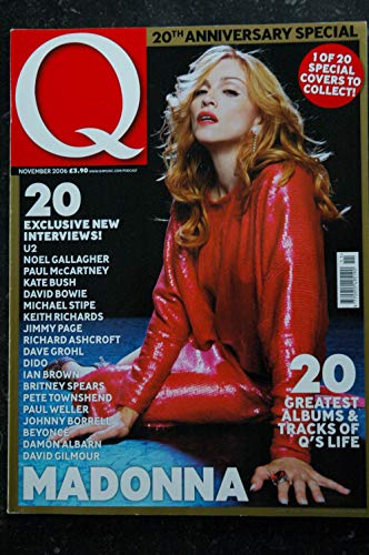 Q 244 Cover MADONNA U2 Kate Bush Britney Spears Beyonce David Bowie 2006