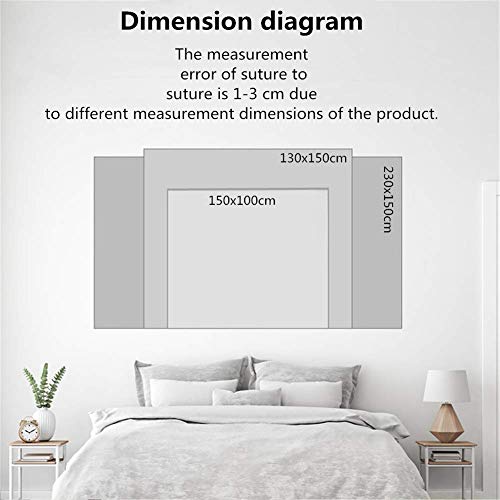 Qiaoqi Tapiz de Pared para Colgar con diseño de Estilo Hippie para el dormitorioCiudad del Agua Fotografiar Tela de Fondo Decoración del Dormitorio remodelación Tapiz diseño de sofá Pintura Colgante