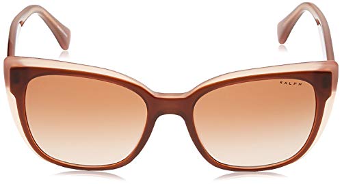 Ralph Lauren RALPH BY 0RA5242 Gafas de Sol, Shiny Top Brown On Caramel, 55 para Mujer