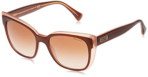 Ralph Lauren RALPH BY 0RA5242 Gafas de Sol, Shiny Top Brown On Caramel, 55 para Mujer