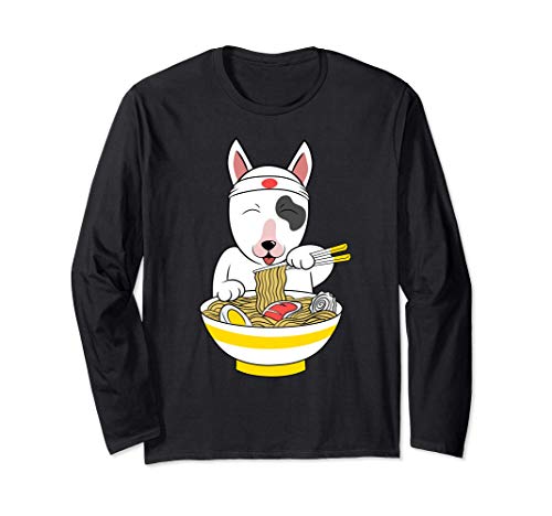 Ramen Bull Terrier Inglés Perro Manga Larga