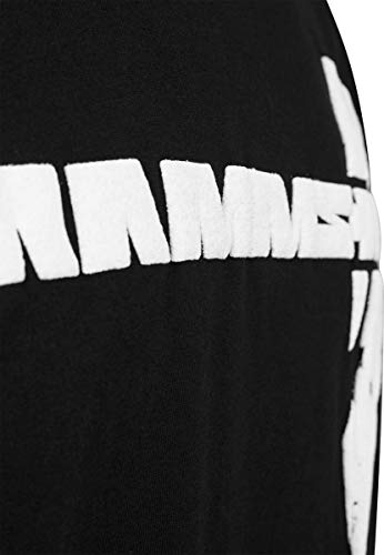 Rammstein – Camiseta para Hombre, Color Blanco, Hombre, Camiseta, RS003, Negro, Medium