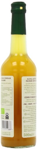 Raw Health Vinagre De Sidra De Manzana Ecológico - Sin Filtrar - Con Enzimas Madre - Vegano, Vegetariano, Paleo - Paquete 6 X 500 Ml