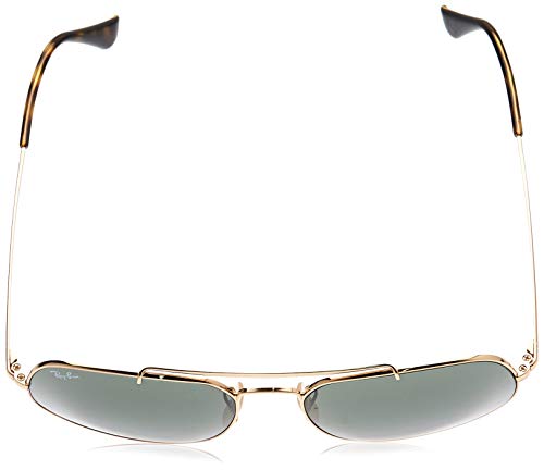 Ray-Ban 0RB3561, Gafas de Sol para Hombre, Marrón (Gold/Green Classic), 57