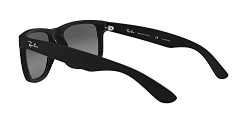 Ray-Ban 0RB4165F-55-622-T3 Gafas, Black Rubber Polar Gray Gradient, Talla Única Para Todos Los Adultos Unisex De Ee. Uu. para Hombre