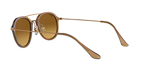 Ray-Ban 0Rb4253 Gafas de sol, Marrón/Bronce-Cobre/Azul Degradada (Shiny Brown), 50 Unisex-Adulto