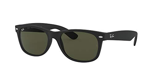 Ray-Ban 2132, Gafas de Sol Unisex, Multicolor (Black Rubber), 58 mm