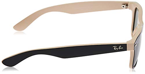 Ray-Ban 2132, Gafas de Sol Unisex, Multicolor (Black/Beige), 55 mm