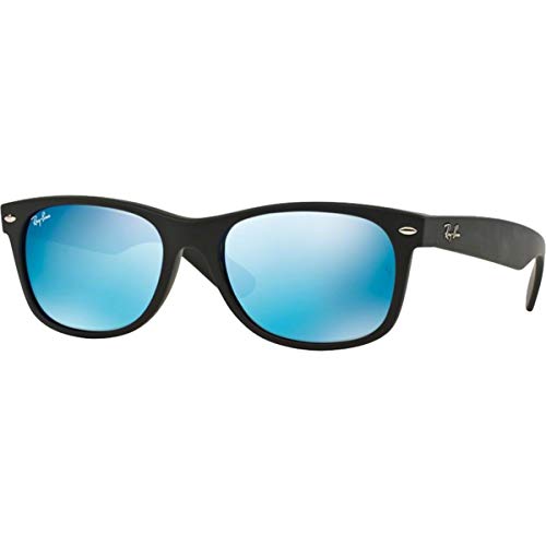 Ray-Ban 2132, Gafas de Sol Unisex, Multicolor (Rubber Black), 52 mm