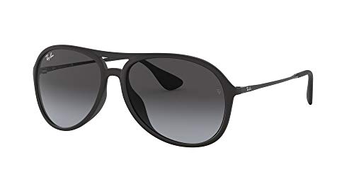 Ray-Ban Alex Gafas de sol, Rubber Black, 59 para Hombre