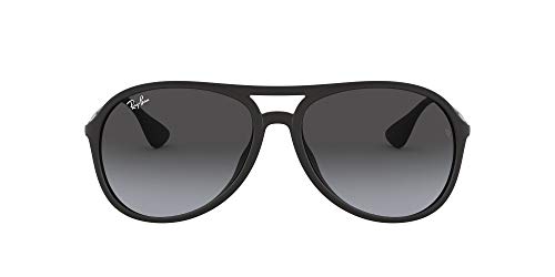 Ray-Ban Alex Gafas de sol, Rubber Black, 59 para Hombre