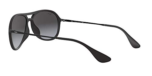 Ray-Ban Alex Gafas de sol, Rubber Black, 59 para Hombre