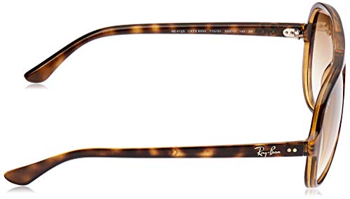 Ray-Ban - Gafas de sol Aviador Cats 5000, Brown (710/51 Light Havana)