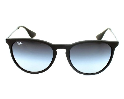 Ray-Ban Gafas De Sol Polarizadas Para Mujer Erika - 54Mm Rubber Negro-Light Gris (Default, Negro)