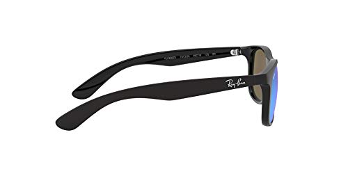 Ray-Ban JUNIOR 9062s Gafas de sol, Matte Black on Black, 48 Unisex-Niño