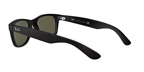 Ray-Ban New Wayfarer 622/30 Gafas de sol, Rubber Black, 55 para Hombre