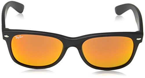 Ray-Ban New Wayfarer 622/69 Gafas de sol, Rubber Black, 55 para Hombre