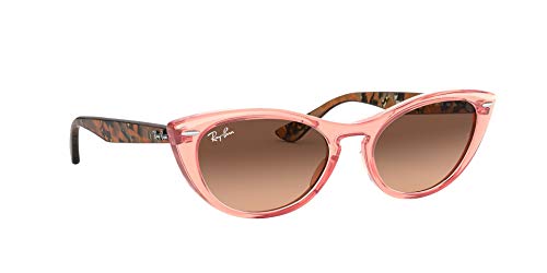 Ray-Ban Nina RB4314N-1282A5 Gafas de sol, Transparente/Pink, 54 Unisex