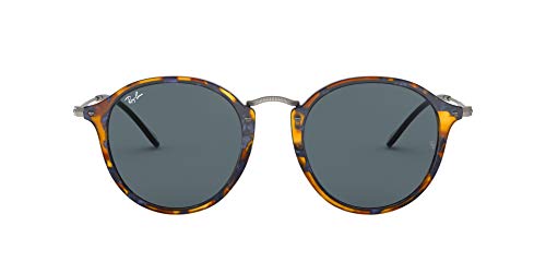 Ray-Ban RB 2447 Gafas de sol, Spotted Blue Havana, 49 para Hombre