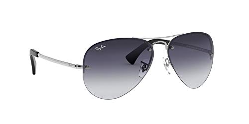 Ray-Ban Rb 3449 Gafas de sol, Silver, 59 para Hombre