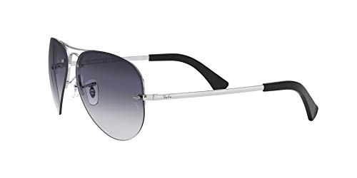 Ray-Ban Rb 3449 Gafas de sol, Silver, 59 para Hombre