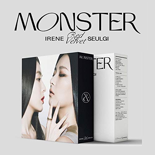 RED VELVET - IRENE & SEULGI 1st Mini Album - MONSTER [ TOP NOTE ver. ] CD + Photobook + Lyrics Book + Folded Poster(On Pack) + Sticker + Post&Photo Card + OFFICIAL POSTER + FREE GIFT