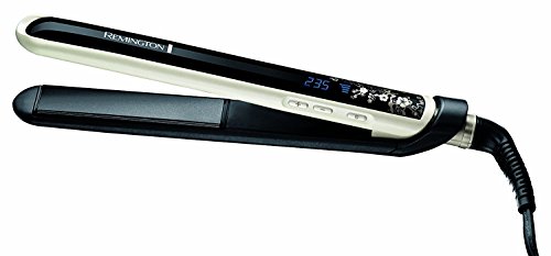 Remington S9500 Pearl - Plancha de pelo, placas de 110 mm, cerámica avanzada Ultimate + Remington AC9096 Silk - Secador de pelo profesional con motor AC, 2400 W, función Turbo