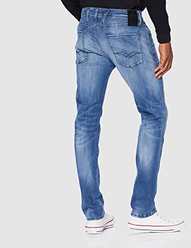 REPLAY Anbass Vaqueros Slim, Azul (Light Blue 10), W28/L32 (Talla del Fabricante: 28) para Hombre