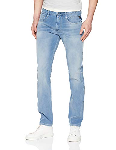 REPLAY Anbass Vaqueros Slim, Azul (Light Blue 10), W29/L34 (Talla del Fabricante: 29) para Hombre