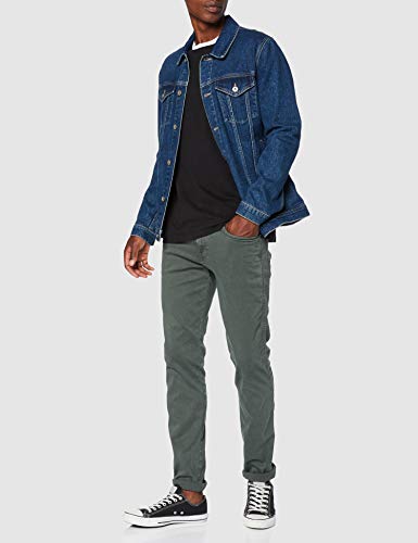 REPLAY Anbass Vaqueros Slim, Verde (Military Green 30), W28/L30 (Talla del Fabricante: 28) para Hombre