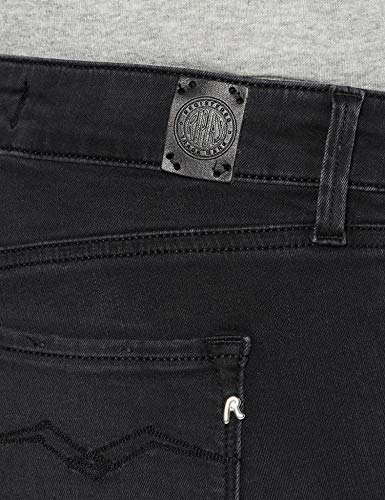 REPLAY New Luz Vaqueros Skinny, Gris (Dark Grey 097), No Aplica / L32 (Talla del Fabricante: 25) para Mujer