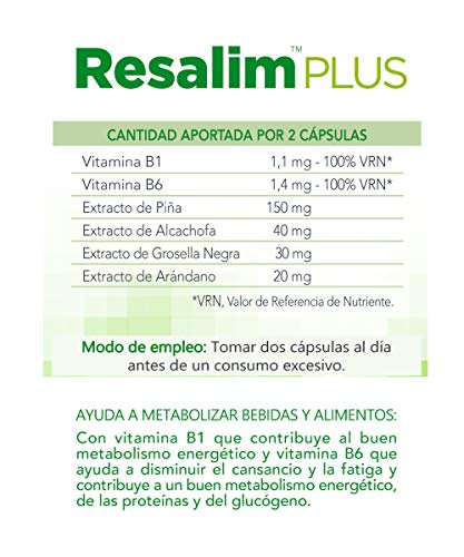 Resalim Suplemento Alimenticio, Tamaño Único, Pack de 1