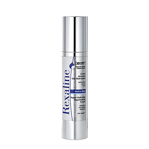 Rexaline - Hydra-Dose - Crema sobre-hidratante - Crema antiarrugas con ácido hialurónico - Tratamiento facial antiedad - Crema de día y de noche - Todo tipo de pieles - Cruelty free - 50ml