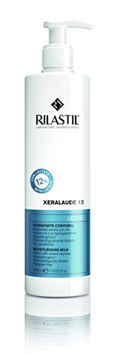 Rilastil 240358 Xeralaude 12 - Leche Corporal Hidratante, Queratoreguladora y Exfoliante para Pieles Muy Secas o Descamativas - 400 ml