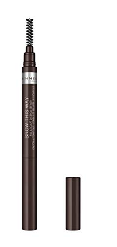 Rimmel London Brow This Way Fill & Sculpt Lápiz de Cejas, Tono 2 Medium Brown - 10 gr