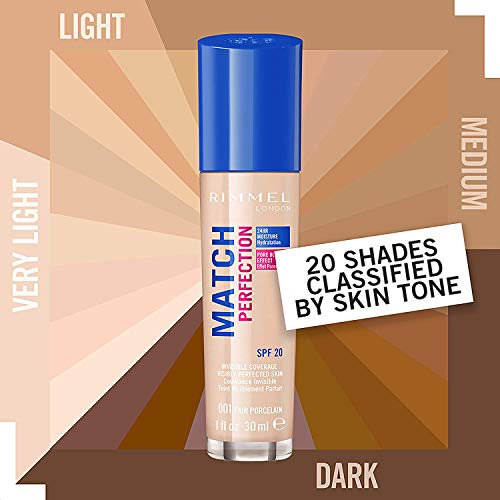 Rimmel London Match Perfection Foundation Base de Maquillaje Tono 303 True Nude - 123 gr