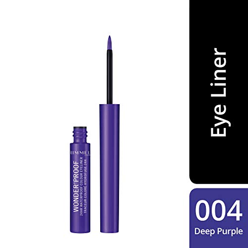 Rimmel London Wonder Proof Liner Delineador de Ojos Tono 004, 2.6 ml